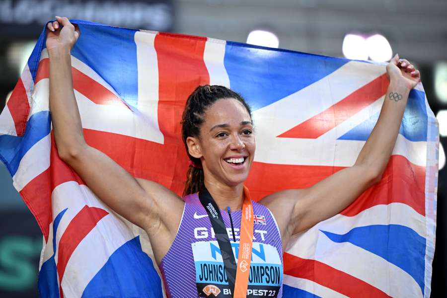 Words flowed as did the tears after Katarina Johnson-Thompson regained her heptathlon world title