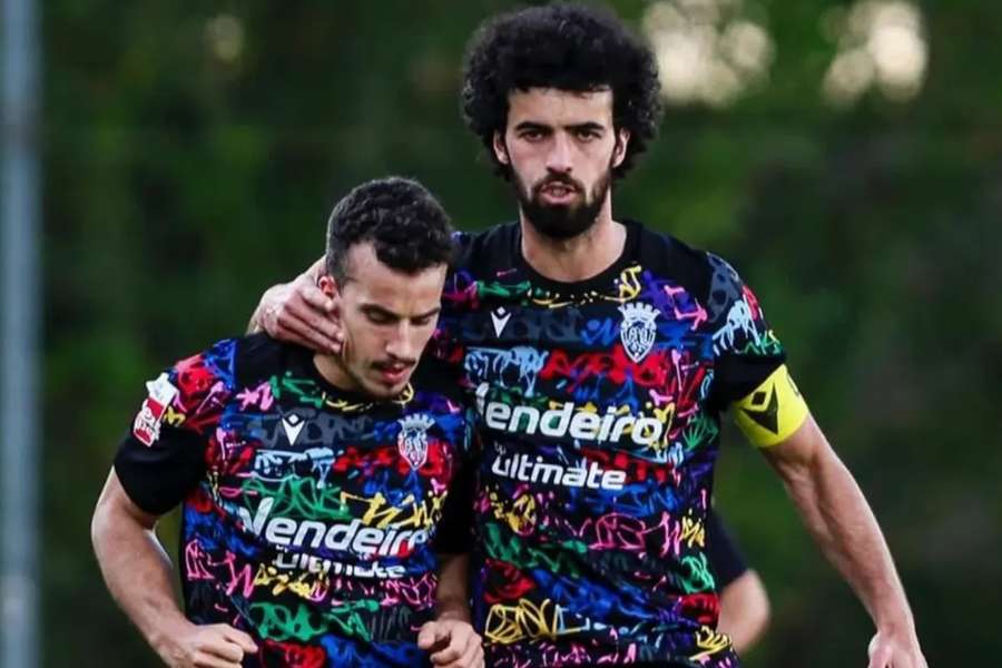 João Miguel com André Silva João Miguel com André Silva