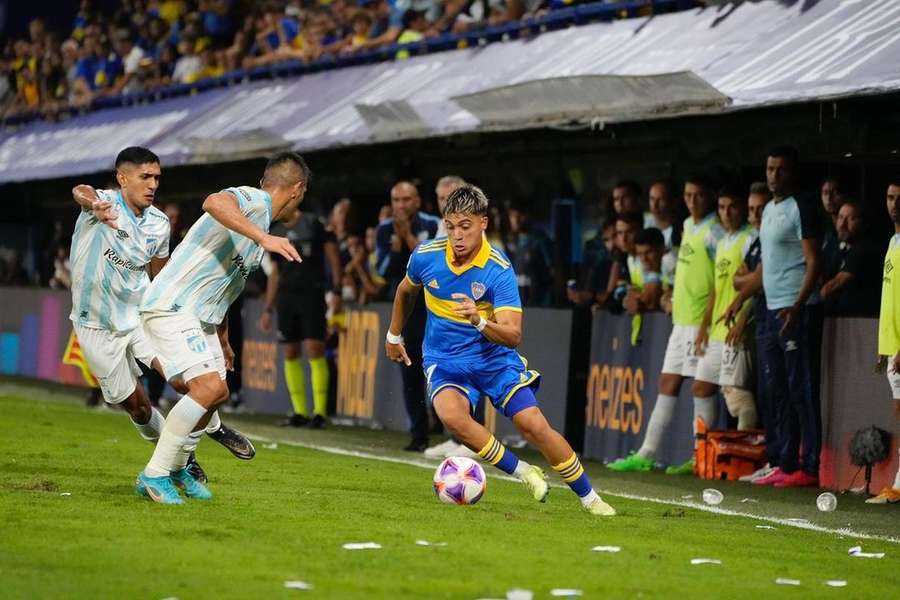 Exequiel Zeballos ao serviço do Boca Juniors