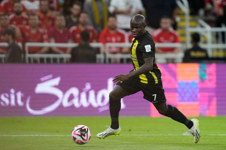 N'Golo Kante in actie voor Al-Ittihad