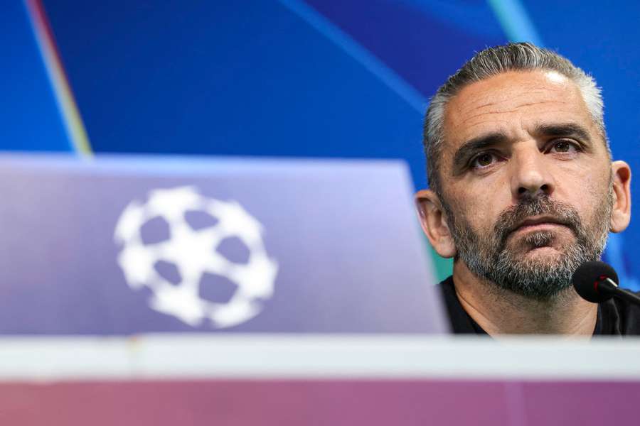 Rui Borges, treinador do Sporting Rui Borges, treinador do Sporting