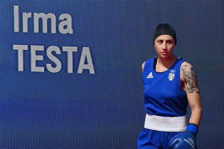 Irma Testa alle Olimpiadi di Tokyo.