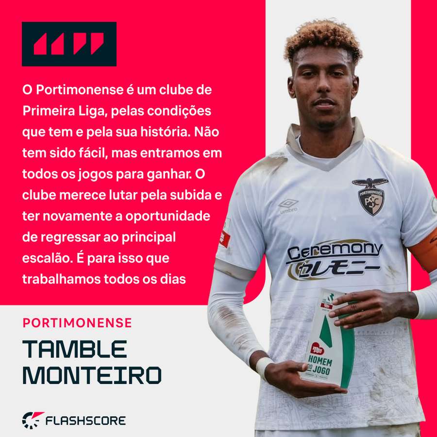 Tamble aponta o foco para a subida de divisão Tamble aponta o foco para a subida de divisão