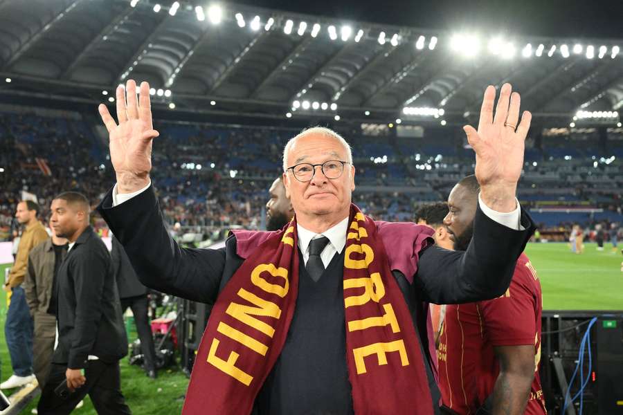 Claudio Ranieri após a sua última partida no Olimpico