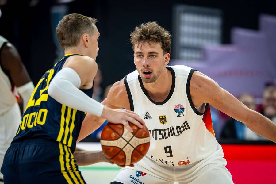 Franz Wagner im Match gegen Schweden. Franz Wagner im Match gegen Schweden.