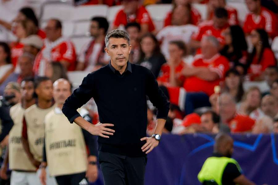 Bruno Lage deixou o comando técnico do Benfica
