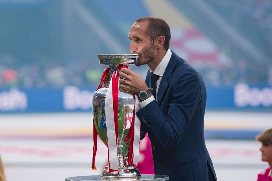 Chiellini i finalen ved EM 2024.