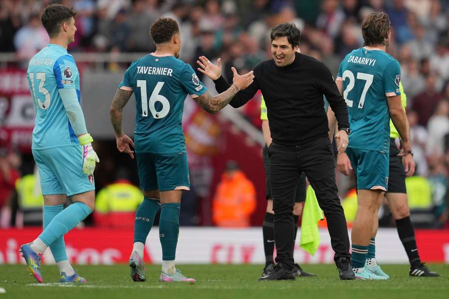 Iraola proud of historic Bournemouth win at Arsenal