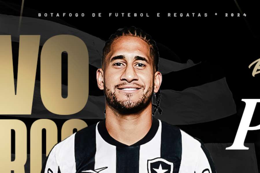 Pablo é reforço do Botafogo para a temporada de 2024