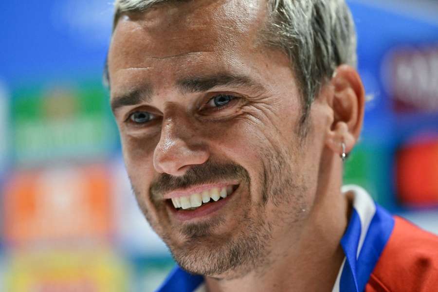 Antoine Griezmann en conférence de presse