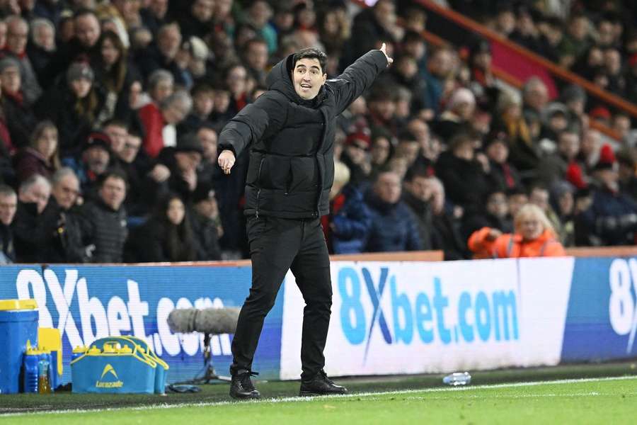 Andoni Iraola, treinador do Bournemouth Andoni Iraola, treinador do Bournemouth