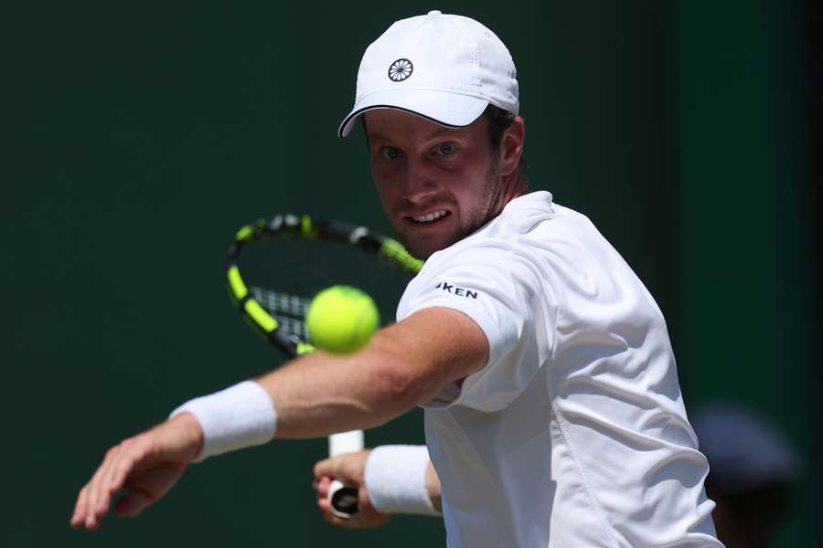 Botic van de Zandschulp op Wimbledon