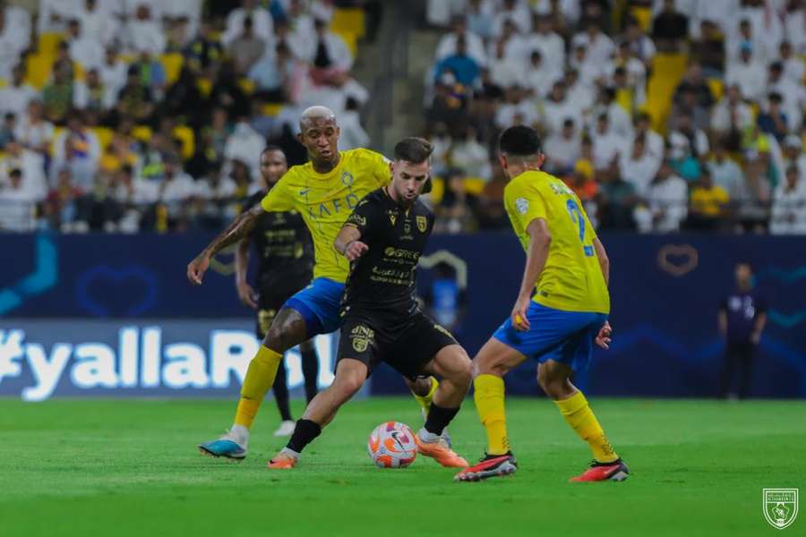 Medran in a match against Al Nassr