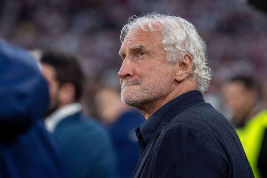 Rudi Völler beim Nations-League-Halbfinale gegen Portugal.