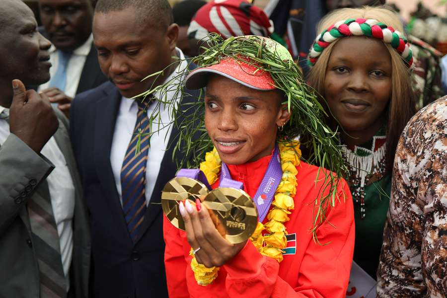 Beatrice Chebet à Nairobi en septembre 2025.
