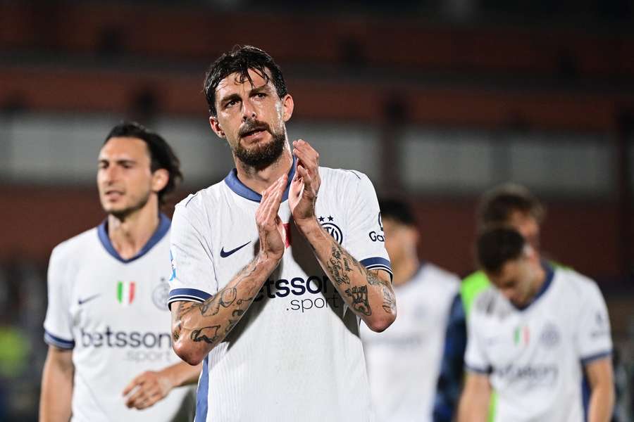 Acerbi avec l'Inter vendredi dernier.