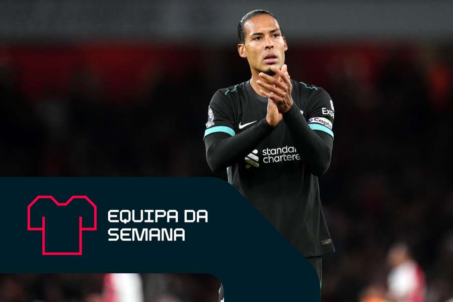 Van Dijk destacou-se pelo Liverpool no fim de semana passado