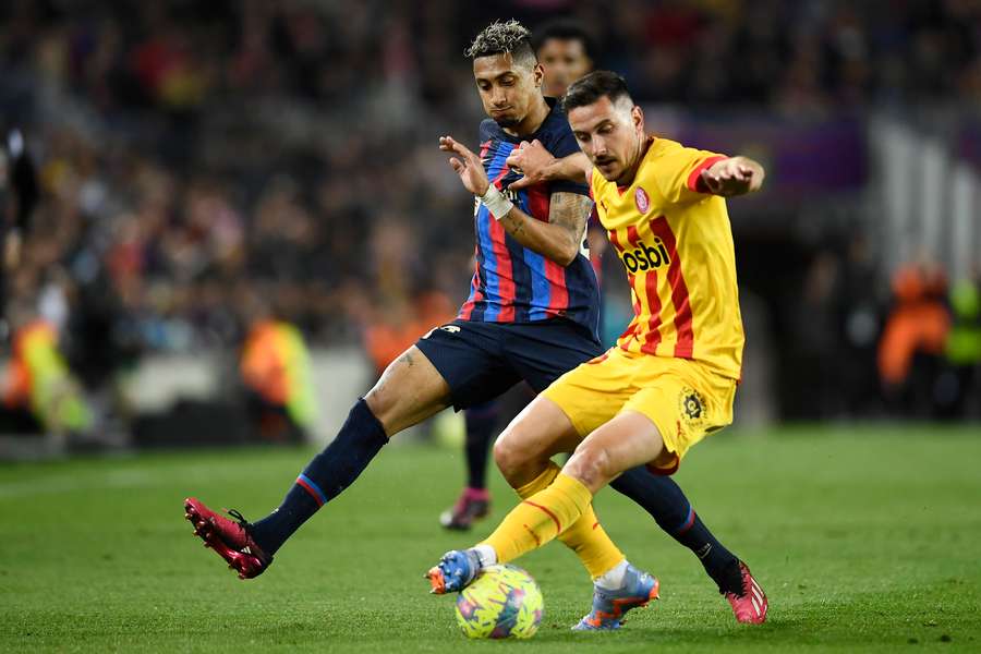 O Girona fez uma ótima partida no Camp Nou