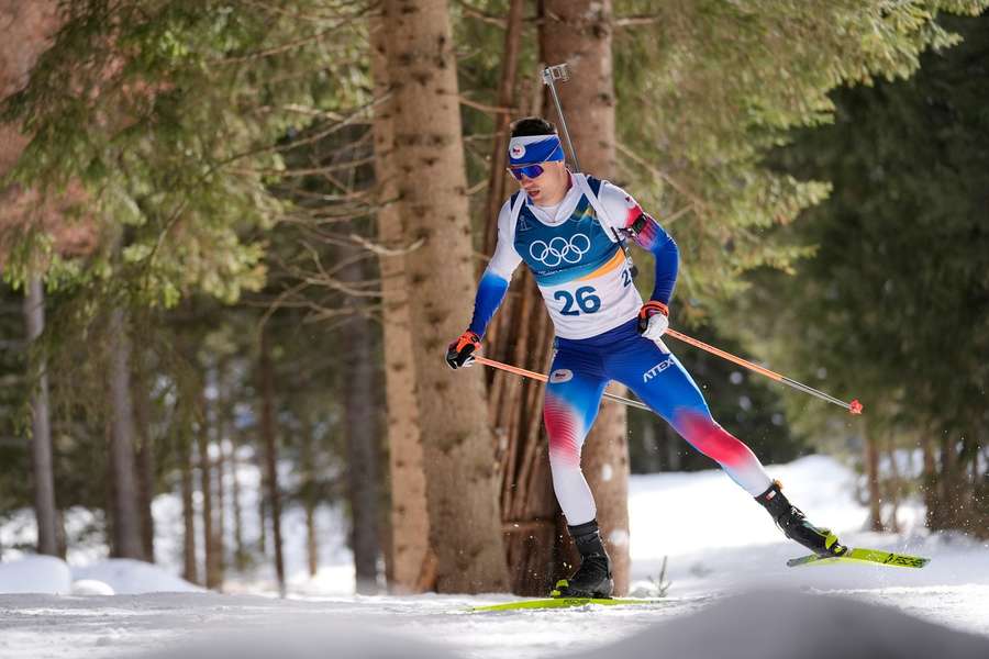 Michal Krčmář doběhl v závodě s hromadným startem šestý.