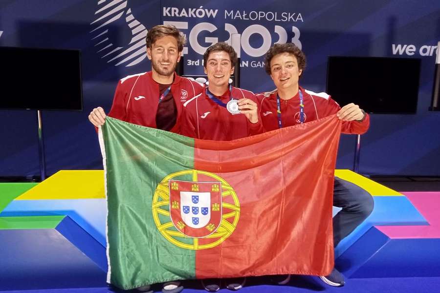Miguel Frazão conquistou medalha de prata nos Jogos Europeus