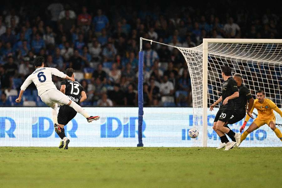 Daichi Kamada marcou o gol da vitória