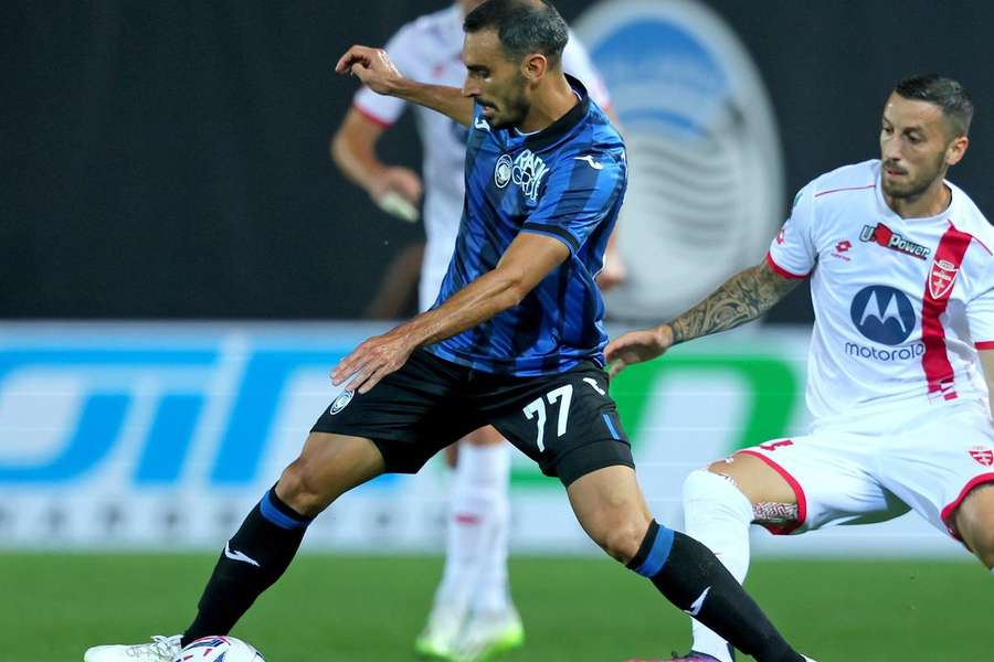 Atalanta em disputa com o Monza