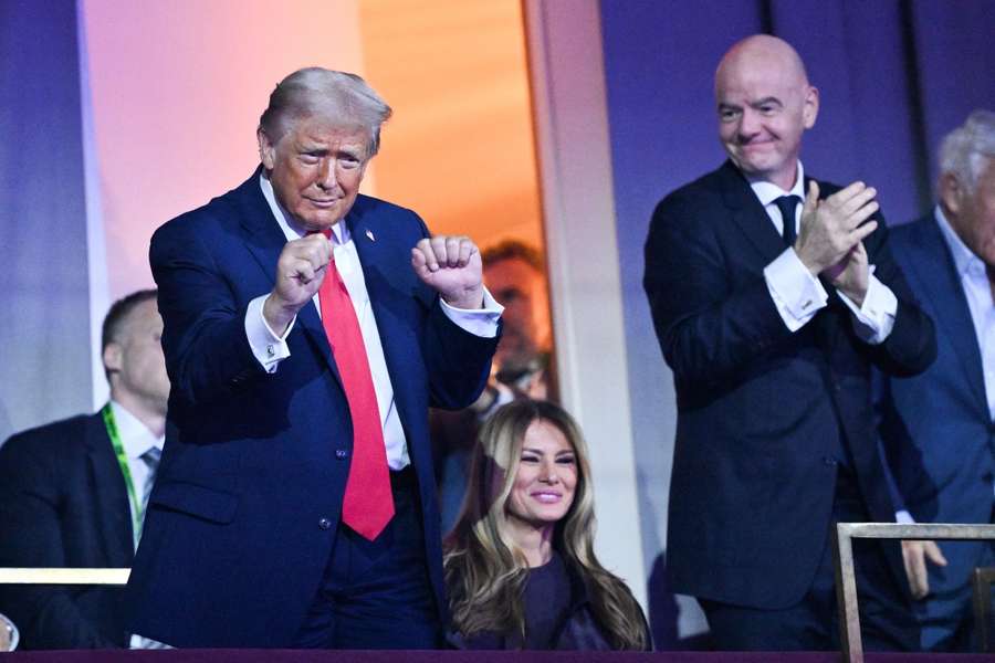 Donald Trump y Gianni Infantino, en el sorteo del Mundial 2026 Donald Trump y Gianni Infantino, en el sorteo del Mundial 2026