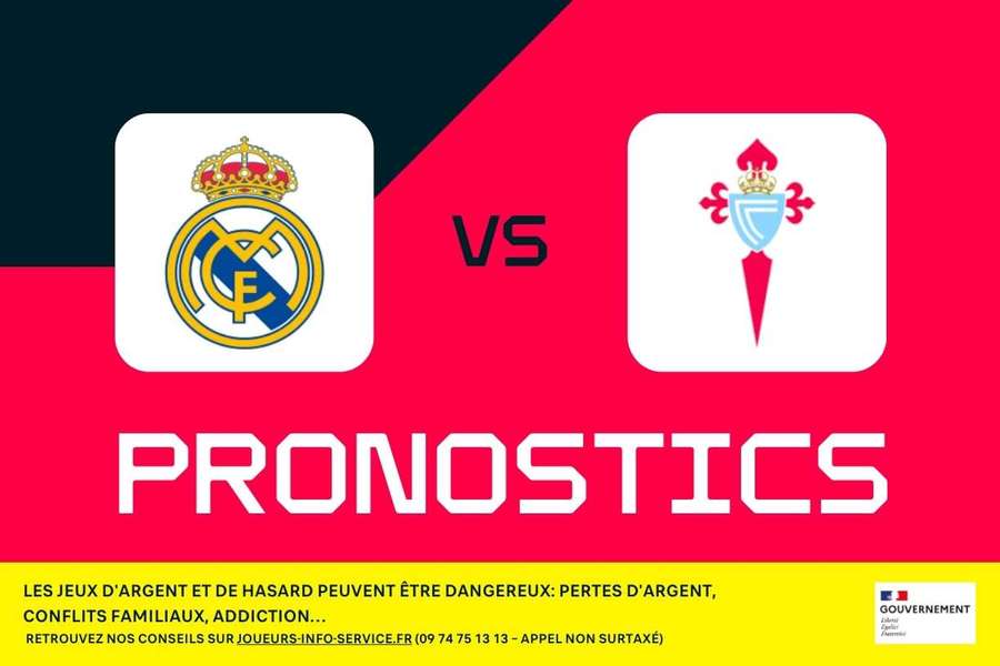 Real Madrid - Celta Vigo : Pronostics, meilleurs paris et cotes (LaLiga) Real Madrid - Celta Vigo : Pronostics, meilleurs paris et cotes (LaLiga)