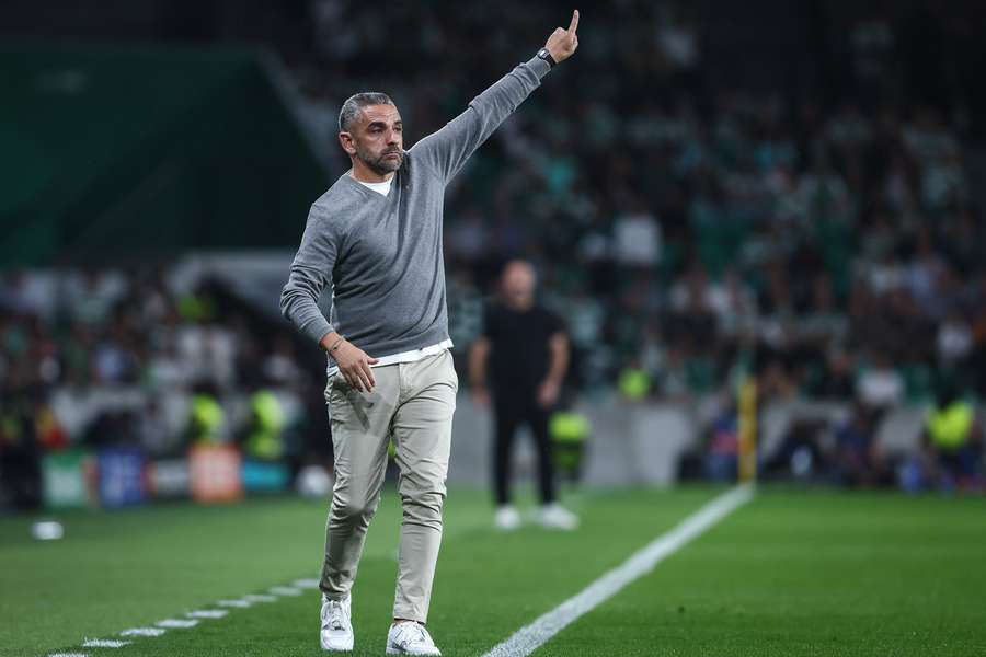 Rui Borges, treinador do Sporting Rui Borges, treinador do Sporting