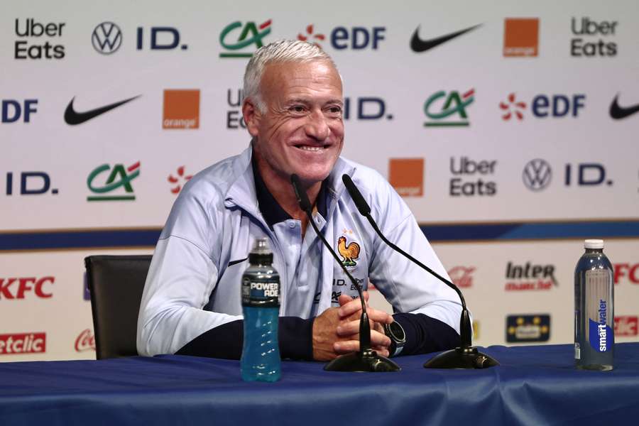 Deschamps face à la presse ce vendredi.
