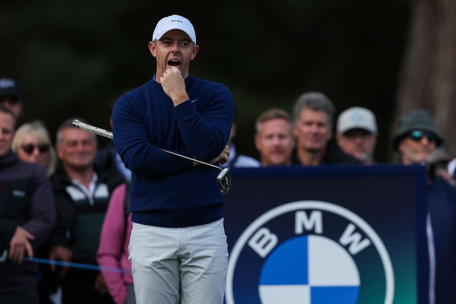 Rory McIlroy hit the water on the final hole