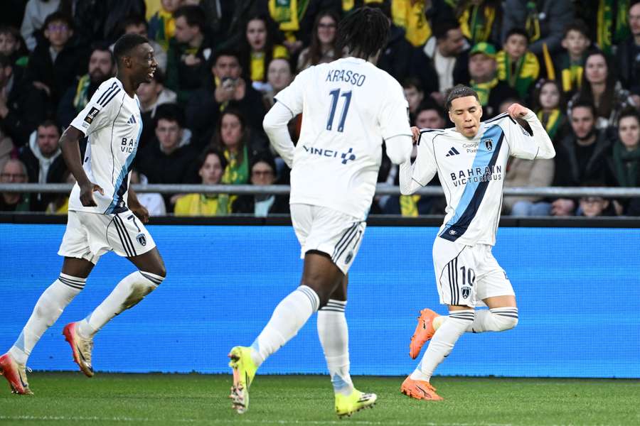 Les Parisiens contre Nantes le week-end dernier. Les Parisiens contre Nantes le week-end dernier.