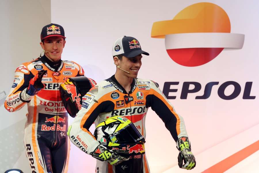 Marc Márquez habló en la presentación de Honda