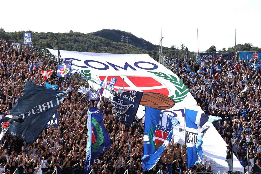 Fans van Como 1907 zullen Napoli net zo warm verwelkomen in februari.