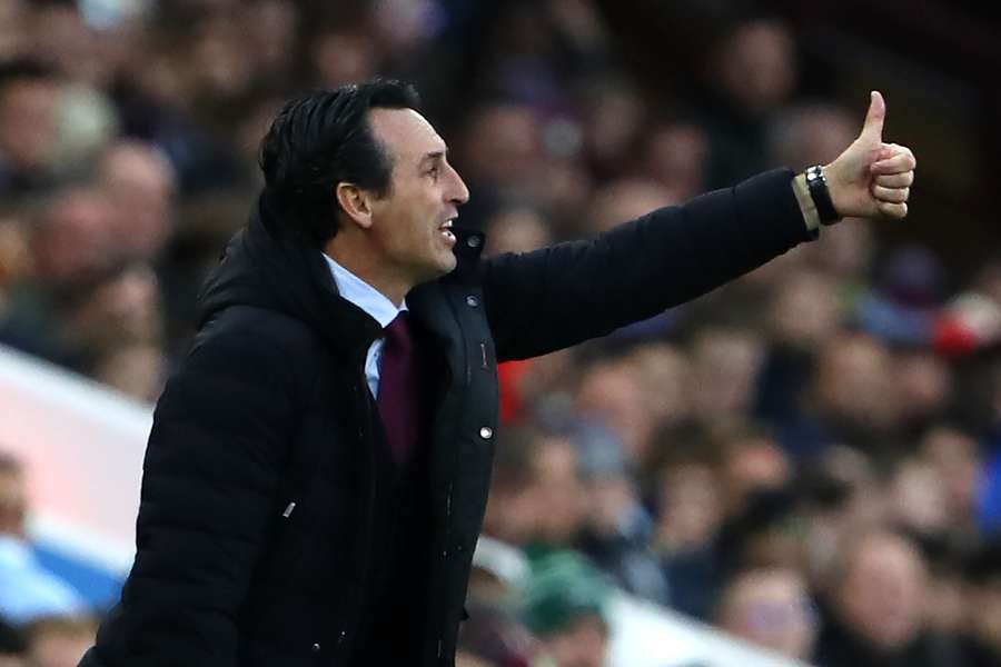 Unai Emery, entrenador del Aston Villa