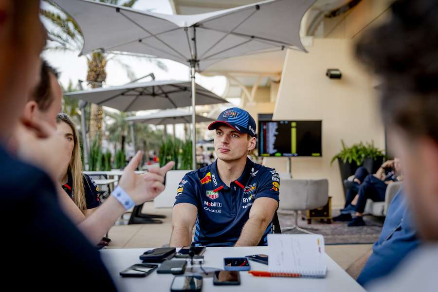 Max Verstappen in Bahrein