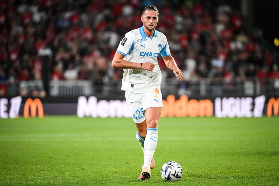 Marseilles Adrien Rabiot während des Ligue 1-Spiels gegen Rennes.