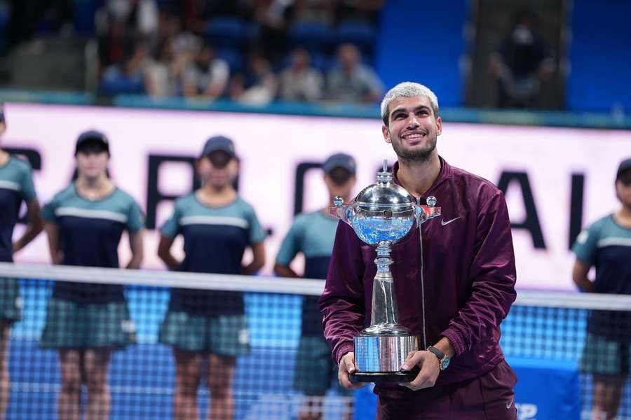 Carlos Alcaraz gewann die Japan Open 2026 Carlos Alcaraz gewann die Japan Open 2026