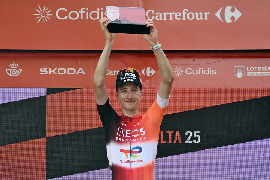 Ben Turner celebra su victoria