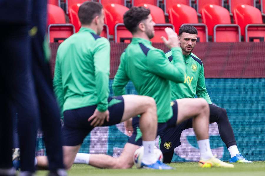 Irové už si ve středu zatrénovali v Edenu. Irové už si ve středu zatrénovali v Edenu.