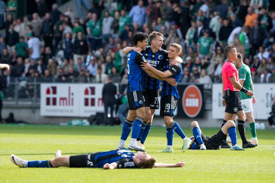 Jubel efter FCK-sejr i Viborg