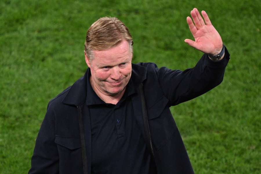 Ronald Koeman na het laatste fluitsignaal