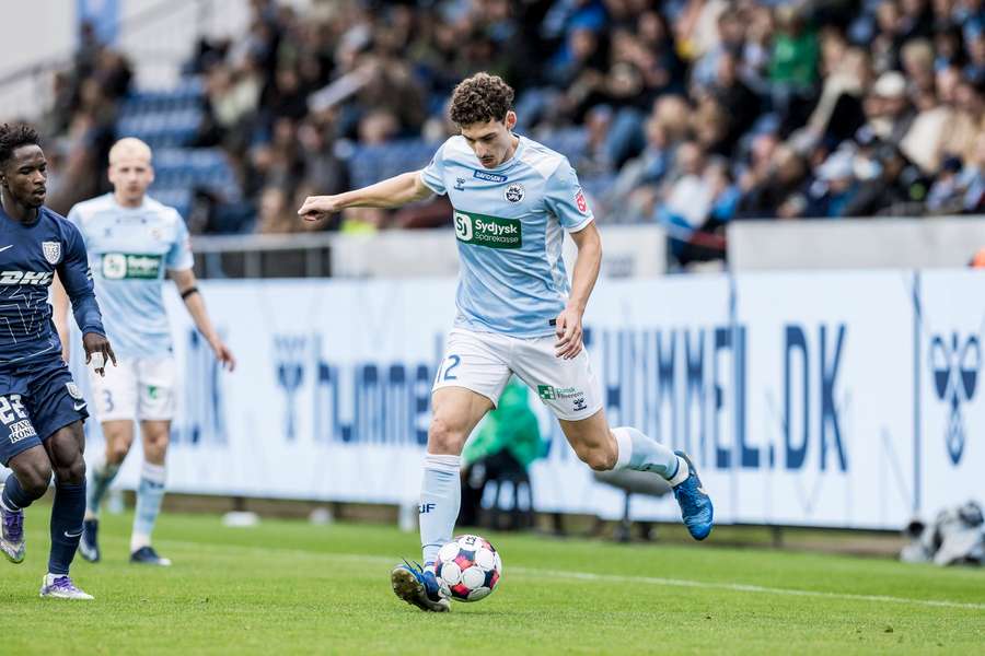 Soulas im Spiel gegen Nordsjaelland