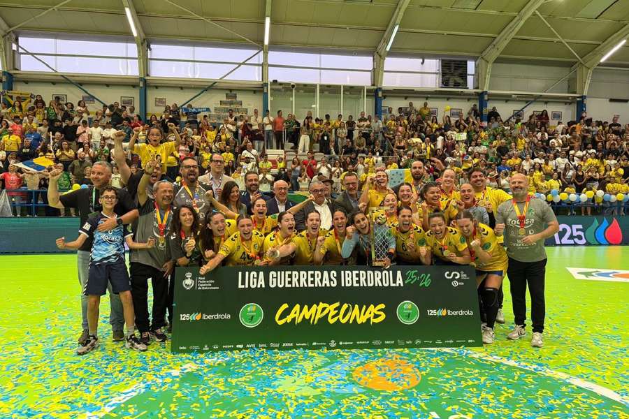 El Rocasa Gran Canaria, campeón de la Liga Guerreras