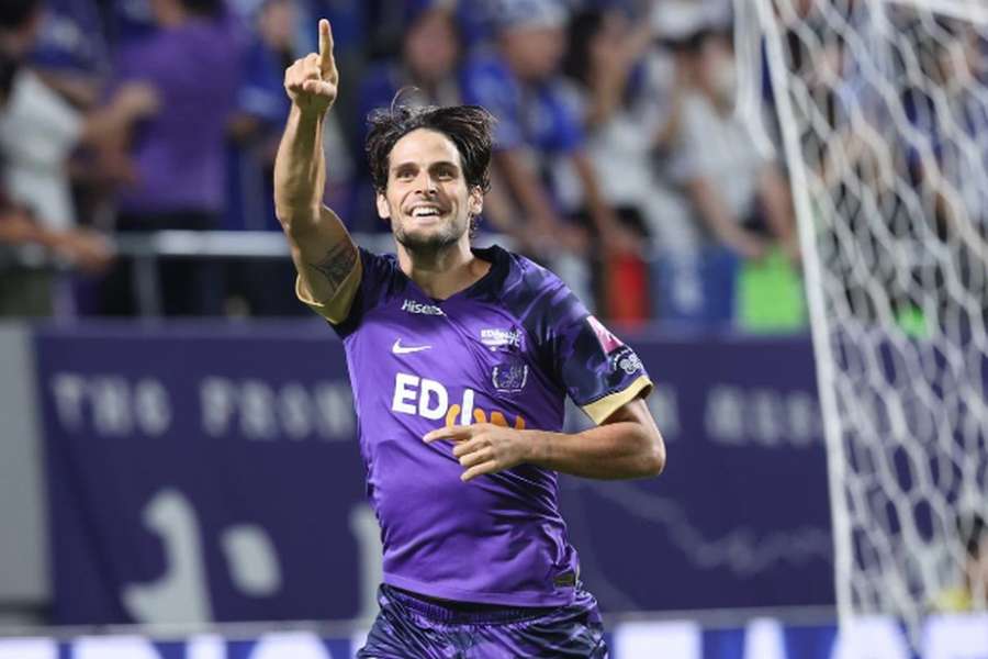 Gonçalo Paciência fez quatro golos em 13 jogos pelo Sanfrecce Hiroshima