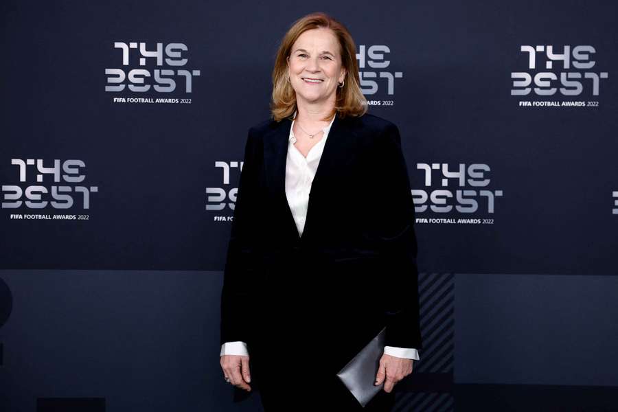 Jill Ellis at FIFA's 'The Best' award in 2023