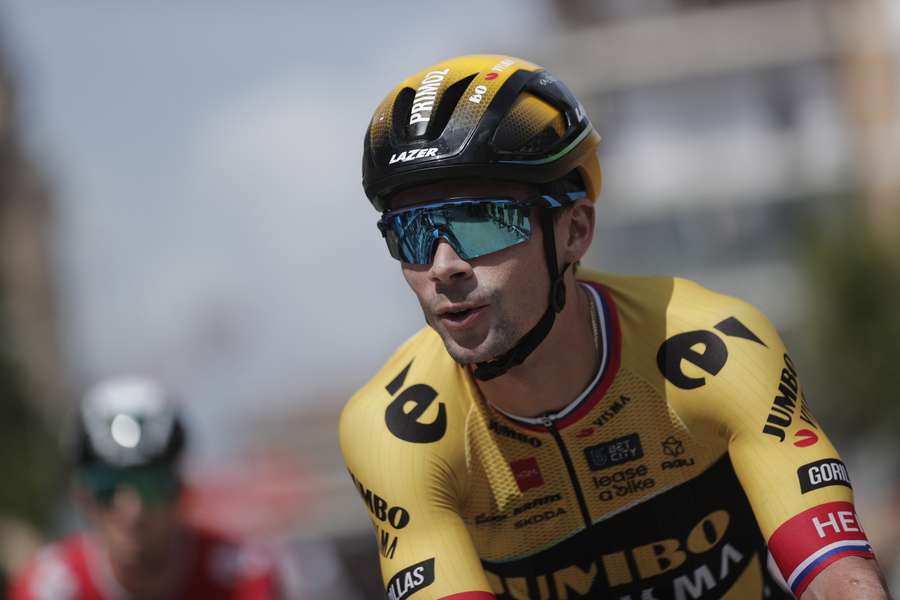 Primoz Roglic in de Ronde van Spanje