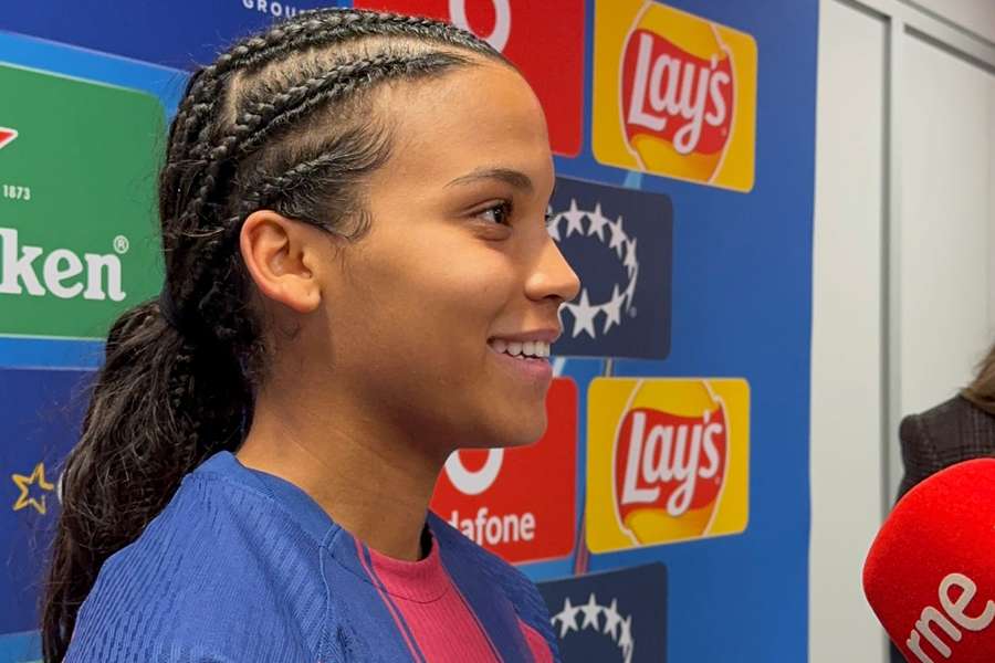 "Damos el 200 % a pesar de las ausencias", asegura Vicky López tras la victoria del Barça "Damos el 200 % a pesar de las ausencias", asegura Vicky López tras la victoria del Barça