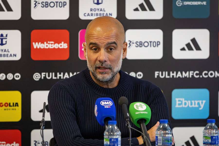 Pep Guardiola was happy to see two of his stars return to the fold Pep Guardiola was happy to see two of his stars return to the fold