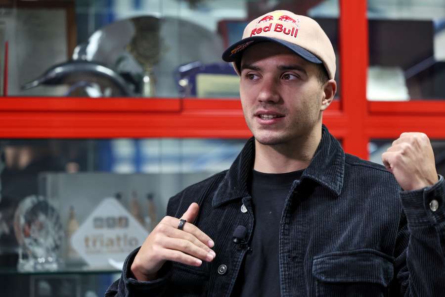 O triatleta Vasco Vilaça, terceiro classificado do Mundial de 2025 e quinto nos Jogos Olímpicos de Paris-2024 O triatleta Vasco Vilaça, terceiro classificado do Mundial de 2025 e quinto nos Jogos Olímpicos de Paris-2024